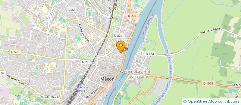 localisation de l'entreprise SOC LAVERIE VITE ET BIEN à MACON