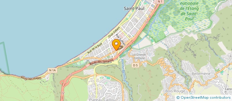 localisation de l'entreprise SOC LAW YAT  SAINT-PAUL