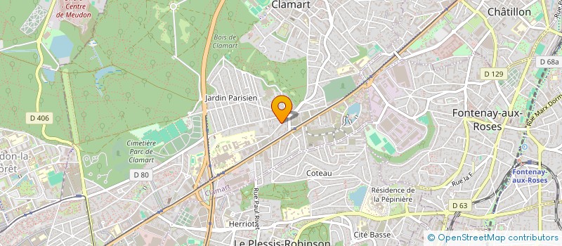 localisation de l'entreprise SOC LCP à CLAMART