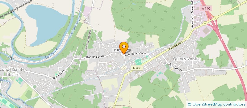 localisation de l'entreprise SOC LE BATIMENT SOLEBAT à QUINCY-VOISINS