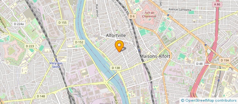 localisation de l'entreprise SOC LE CAMELEON à ALFORTVILLE