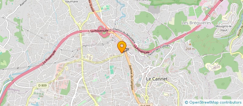 localisation de l'entreprise SOC LE CAPITOU DE MOUGINS  MOUGINS