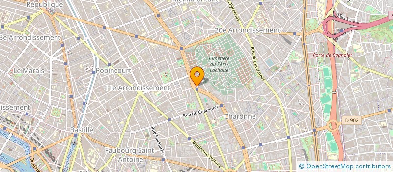 localisation de l'entreprise SOC LE CELTIC  PARIS