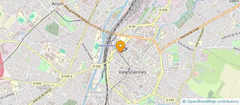 localisation de l'entreprise SOC LE CLEMENCEAU  VALENCIENNES