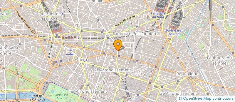localisation de l'entreprise SOC LE CLUB CINEMA à PARIS