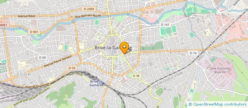 localisation de l'entreprise SOC LE COLLONGES  BRIVE-LA-GAILLARDE