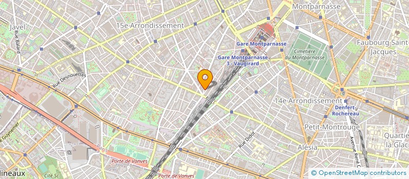 localisation de l'entreprise SOC LE CROISSANT PATISSIER à PARIS