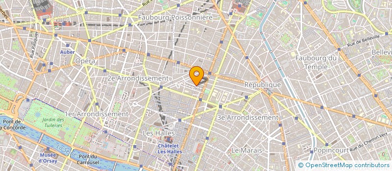 localisation de l'entreprise SOC LE DAMIER IMPRIMERIE à PARIS