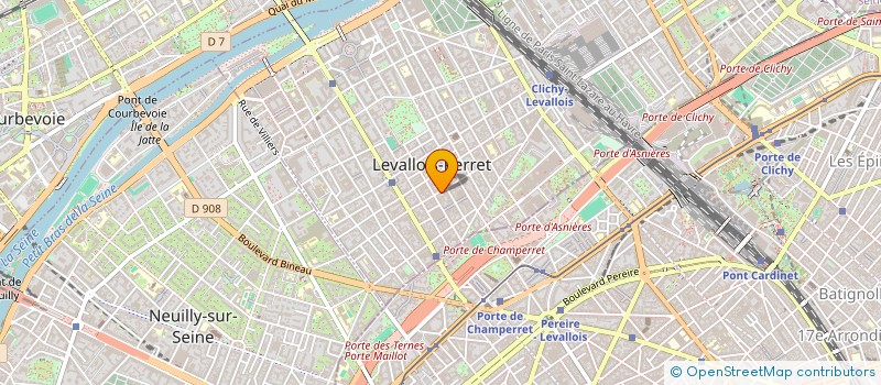 localisation de l'entreprise SOC LE DEPANNAGE MODERNE 98 à LEVALLOIS-PERRET