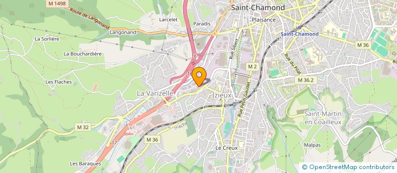 localisation de l'entreprise SOC LE GANT ELGE  SAINT-CHAMOND