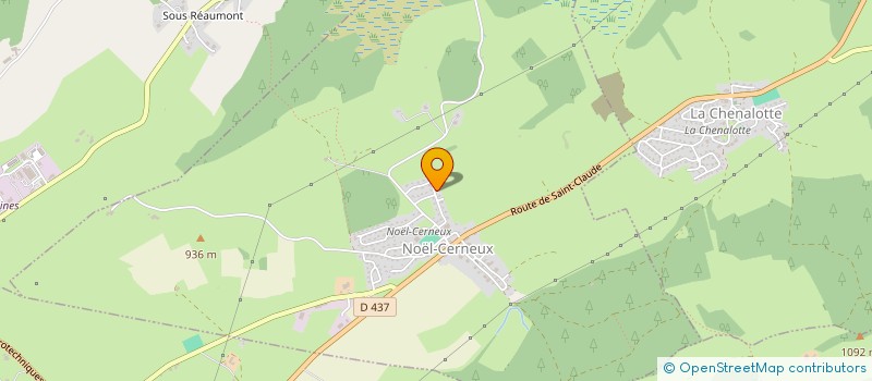 localisation de l'entreprise SOC  LE HERISSON  NOEL-CERNEUX