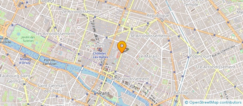 localisation de l'entreprise SOC LE JAPON DES AVANT GARDES à PARIS