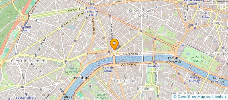 localisation de l'entreprise SOC LE LACYDON  PARIS