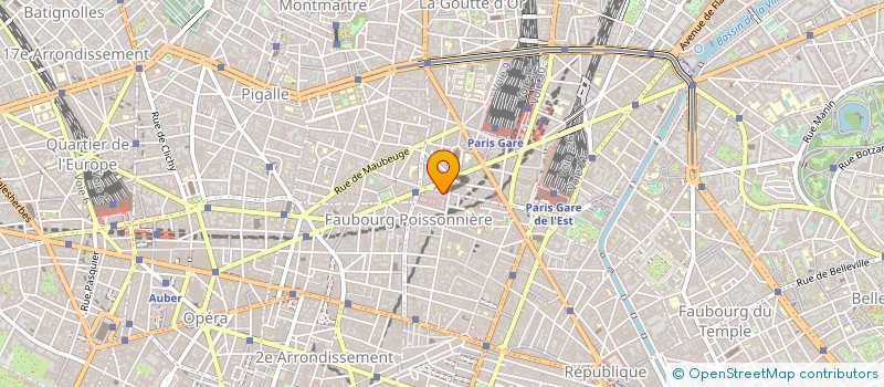 localisation de l'entreprise SOC LE LYS ROUGE à PARIS