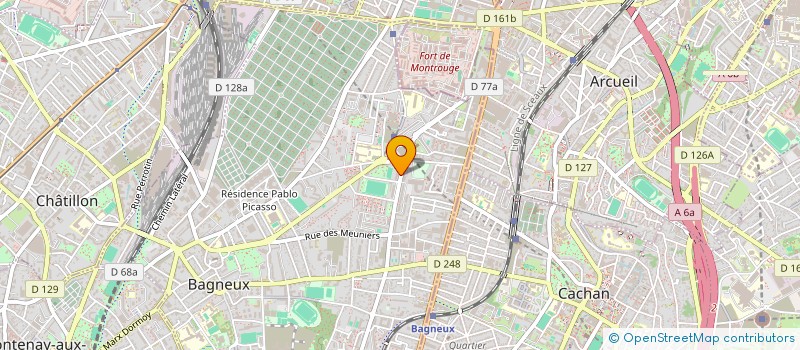 localisation de l'entreprise SOC LE MIMOSA LA VIE MOINS CHERE  BAGNEUX