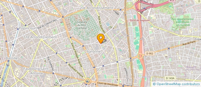 localisation de l'entreprise SOC LE NEON  PARIS