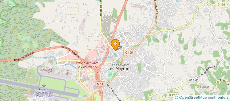 localisation de l'entreprise SOC LE ROND POINT  LES ABYMES