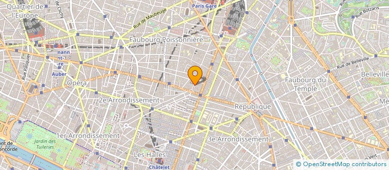 localisation de l'entreprise SOC LE TIC TAC DU FAUBOURG à PARIS