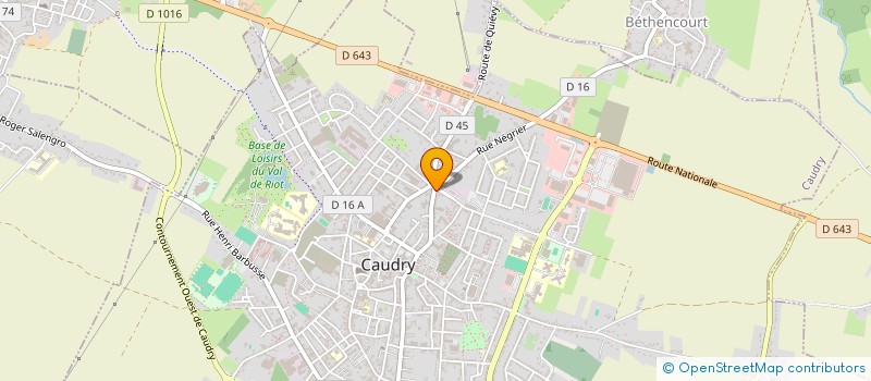 localisation de l'entreprise SOC LECLERCQ à CAUDRY