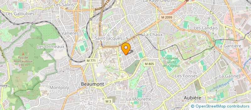 localisation de l'entreprise SOC LEDUC REBOUL à CLERMONT-FERRAND