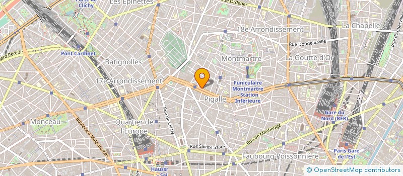 localisation de l'entreprise SOC LEFEBVRE PELTIER ASSOCIES  PARIS