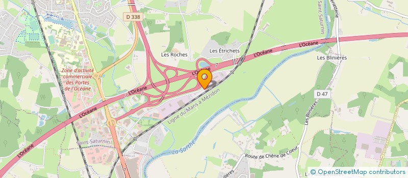 localisation de l'entreprise SOC LEGUILLON à SAINT-SATURNIN
