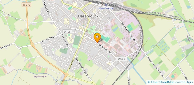 localisation de l'entreprise SOC LENER CORDIER à HAZEBROUCK
