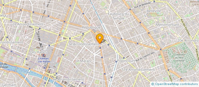 localisation de l'entreprise SOC LEPAINTRE ET CIE  PARIS