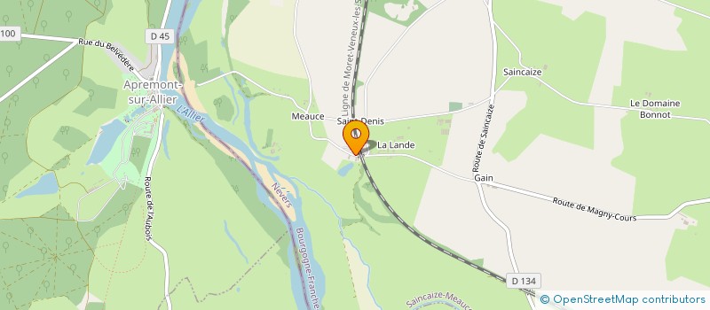 localisation de l'entreprise SOC LEPEE DESSAUNY à SAINCAIZE MEAUCE