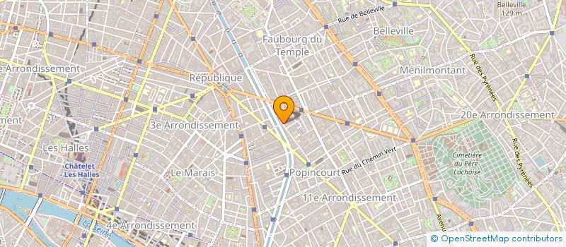 localisation de l'entreprise SOC LES BALANCIERS REUNIS à PARIS