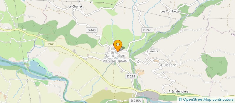 localisation de l'entreprise SOC LES CHAUMETTES à LA FARE-EN-CHAMPSAUR