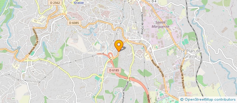 localisation de l'entreprise SOC LES COMPAGNONS DU BOIS  GRASSE