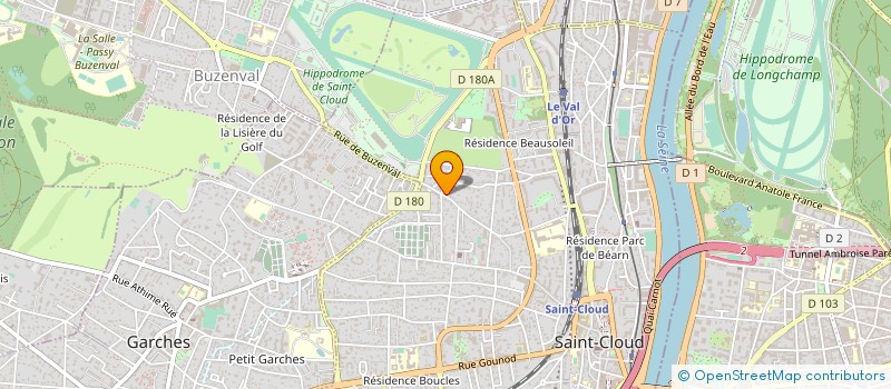 localisation de l'entreprise SOC LES FILMS DE LA MAITRISE  SAINT-CLOUD