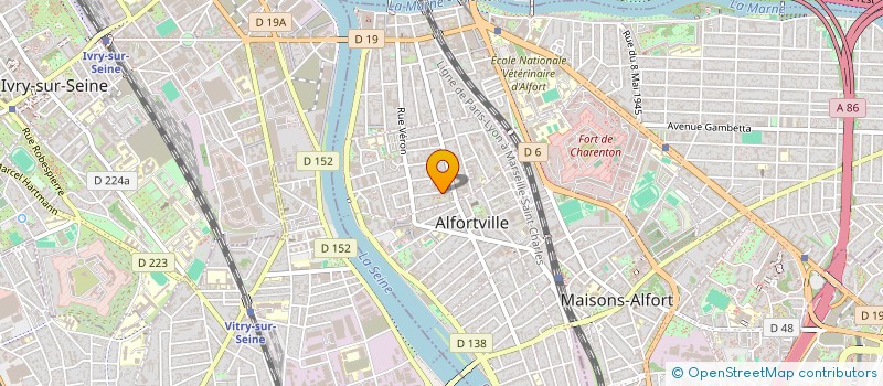 localisation de l'entreprise SOC LES FORMES M.G à ALFORTVILLE