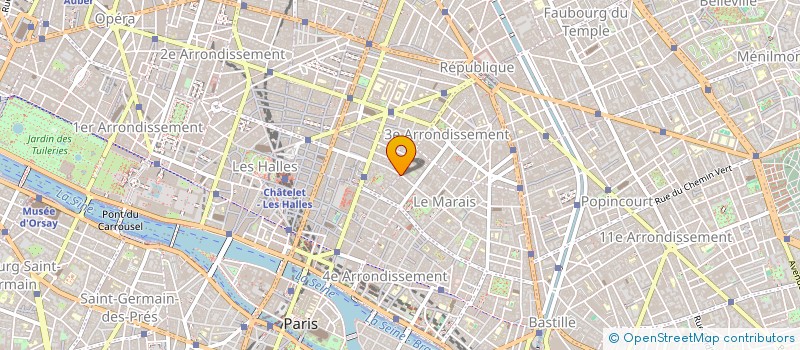 localisation de l'entreprise SOC LES PRESSES DE LUTECE à PARIS
