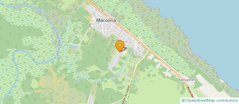 localisation de l'entreprise SOC LES TROPICALES à MACOURIA