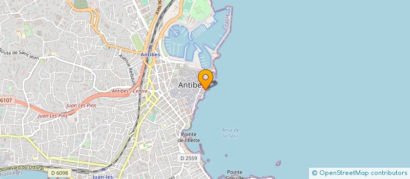 localisation de l'entreprise SOC LES VIEUX MURS  ANTIBES
