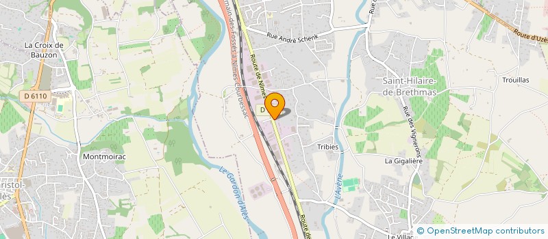 localisation de l'entreprise SOC LHERISSON CRESPON  SAINT-HILAIRE-DE-BRETHMAS