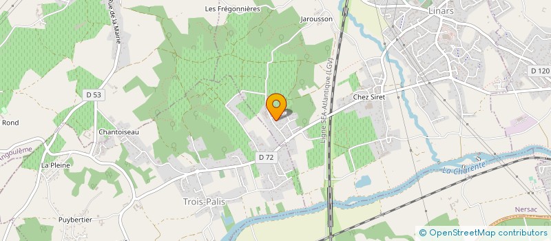 localisation de l'entreprise SOC LHOMME à LINARS