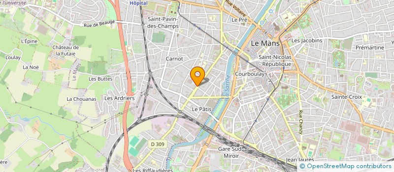localisation de l'entreprise SOC LIBERDIS à LE MANS