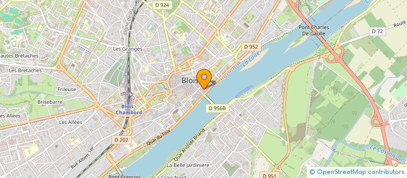 localisation de l'entreprise SOC LIBRAIRIE DE LA LOIRE à BLOIS