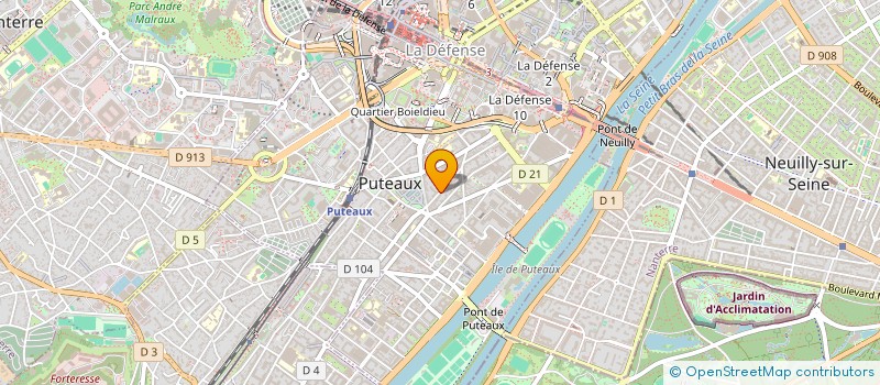 localisation de l'entreprise SOC LIBRAIRIE JACOTOT à PUTEAUX