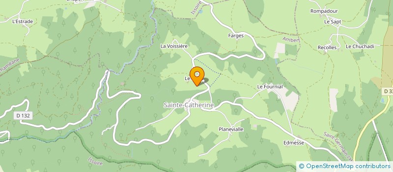 localisation de l'entreprise SOC LIVRADOISE DE CARRIERES ET ROUTES  SAINT-ETIENNE-SUR-USSON