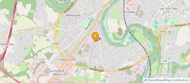 localisation de l'entreprise SOC LIVRAISONS EXPRESSES FRADET à SAINT-BENOIT
