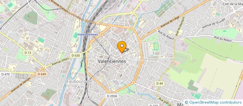 localisation de l'entreprise SOC LOBEL  VALENCIENNES