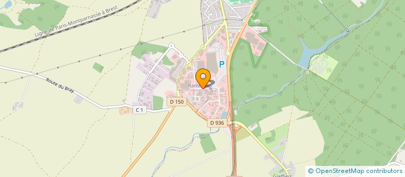 localisation de l'entreprise SOC LOC MACONNERIE VOIERIE ASSAIN à RAMBOUILLET