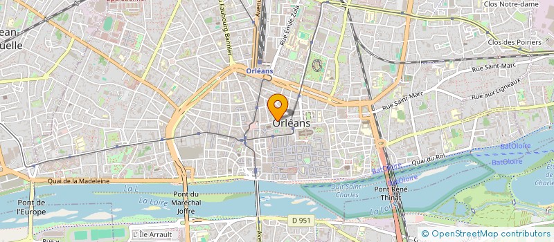 localisation de l'entreprise SOC LOCAL EPARGNE N7 TOURAINE SUD OUEST  ORLEANS