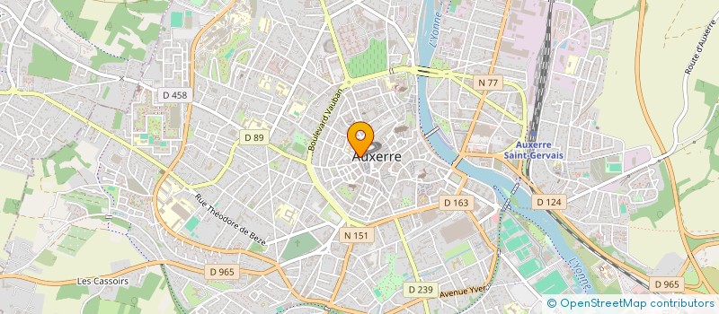 localisation de l'entreprise SOC LOCALE EPARGNE AUXERRE à AUXERRE