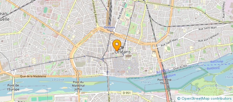 localisation de l'entreprise SOC LOCALE EPARGNE SUD EURE ET LOIR à ORLEANS