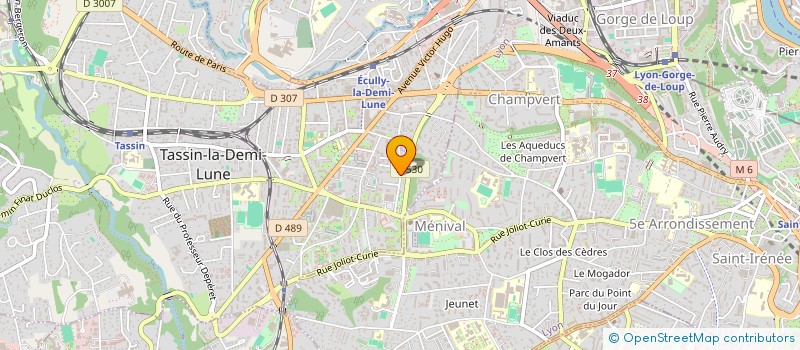 localisation de l'entreprise SOC LOCAT ECHAF METAL OUEST à TASSIN-LA-DEMI-LUNE